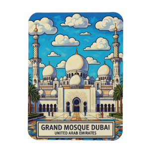 Íman Mesquita Grand Dubai UAE Viagem