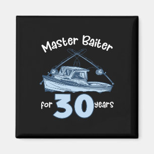 Íman Mestrado Byiter Por 30 Anos De Pesca aniversário d