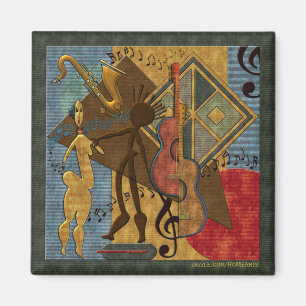 Íman Mestrado de Scat - série pinta do jazz. 6