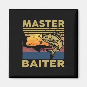 Íman Mestre Byiter Camisa de Pesca Funny Vovô B Pai Gi