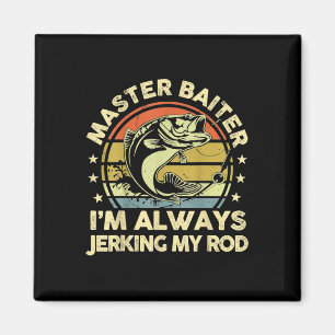 Íman Mestre da Pesca Divertido Vintage Sempre Jerk Bait