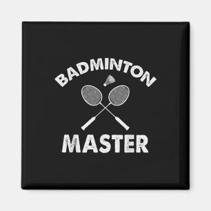 Íman Mestre de Badminton Jogador de Badminton Engraçado
