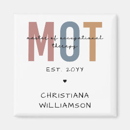 Íman Mestre Personalizado Da Mt Da Terapêutica Ocupacio