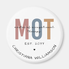 Íman Mestre Personalizado Da Mt Da Terapêutica Ocupacio