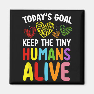 Íman Meta do Dia Manter o Humano Minúsculo Vivo Dia Cat