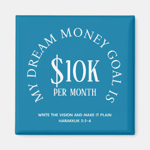 Íman Meta financeira personalizada