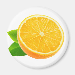 Íman Metade da fruta laranja