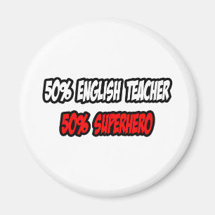 Íman Metade de Professora Inglesa... Metade de Super-He