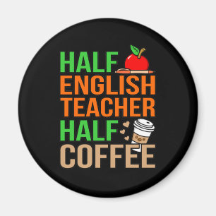 Íman Metade do Professor Inglês Aluno em Língua de Ca