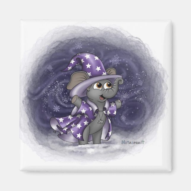 Íman Metalfanumérico Wilbur no Inverno (Frente)