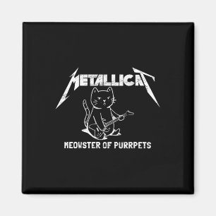 Íman Metallicat Meowster Of Purpets - Funny Cat 1