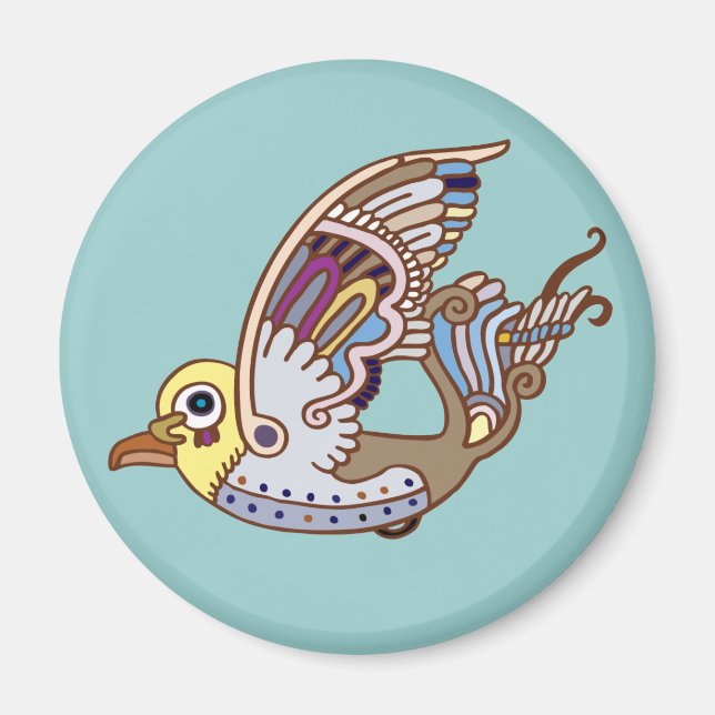 Íman Metallon Bird Magnet (Frente)