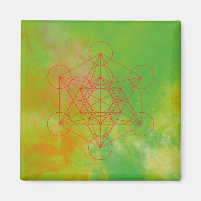Íman Metatron, chakra,zen,geométrico sagrado, anjo (Frente)