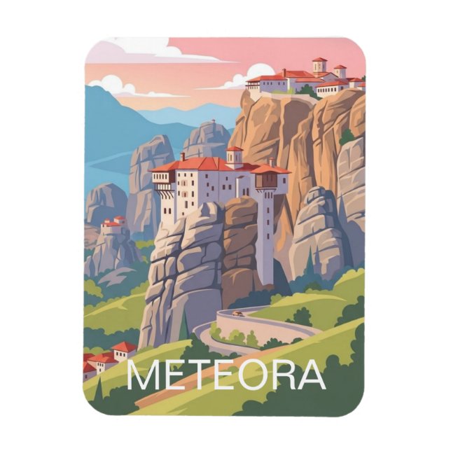 Íman Meteora Grécia Viagem (Vertical)