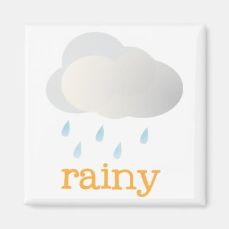 Íman Meteorologia de Fridge - RAINY