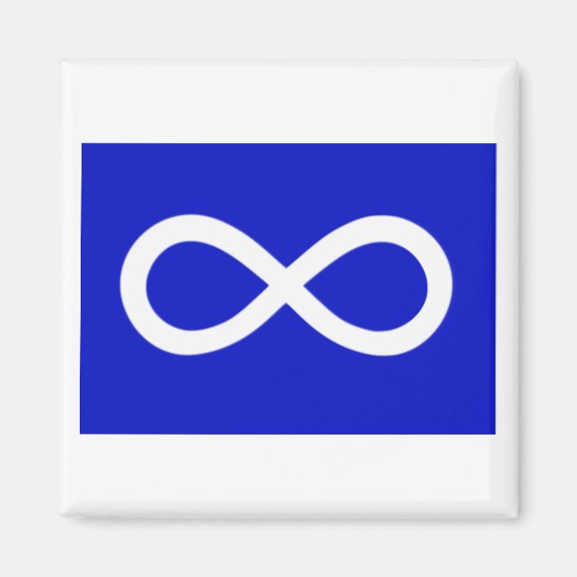 Íman Métis Blue Flag (Frente)