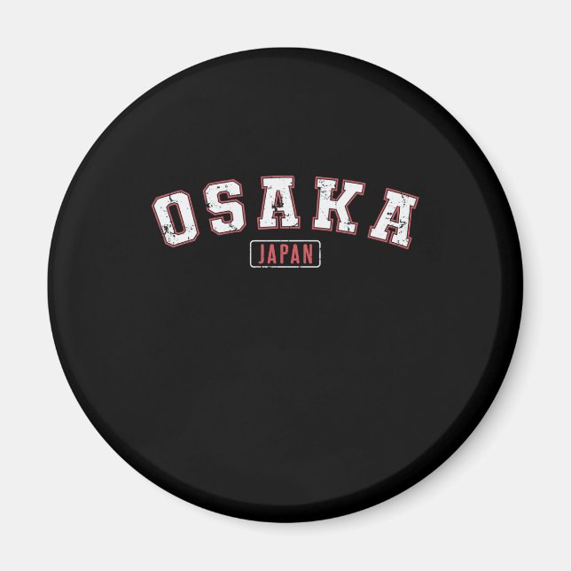 Íman Metropole japonês Osaka no Japão (Frente)
