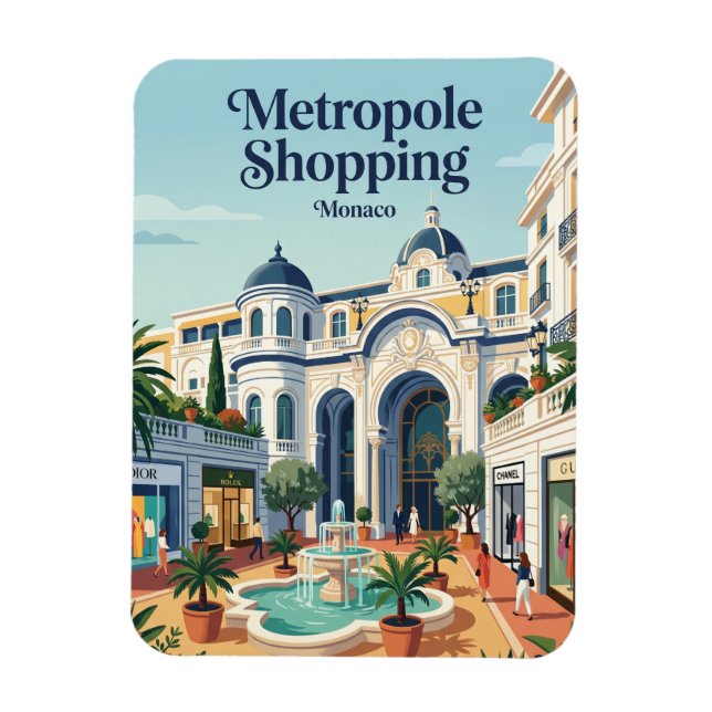 Íman Metropole Shopping Monte-Carlo Mônaco (Vertical)