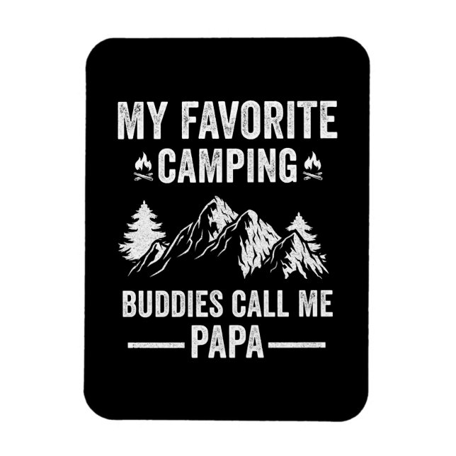 Íman Meu Acampamento Favorito - Amigos Me Chamam de Pap (Vertical)