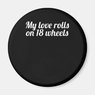 Íman Meu Amor Rola Em Um Presente De Motorista De Camin