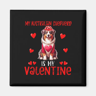 Íman Meu Australian Shepherd é o meu Coração de Valenti