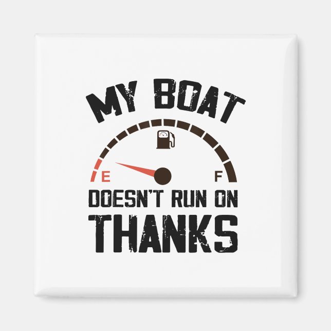 Íman Meu Barco Não Funciona Com Obrigado Piadas De Barc (Frente)