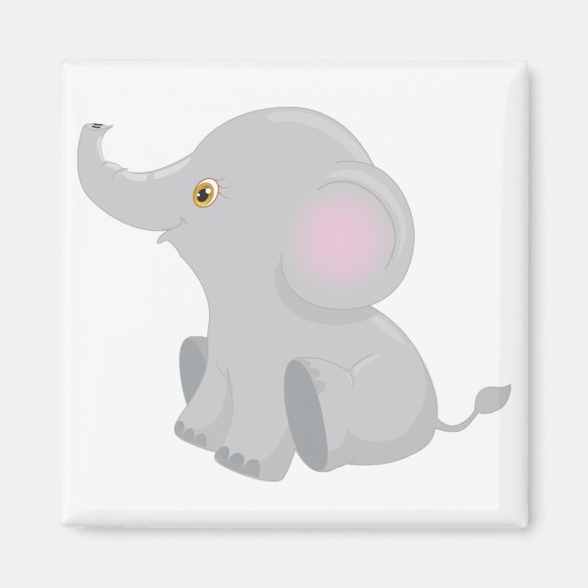 Íman Meu Bebê Elefante (Frente)