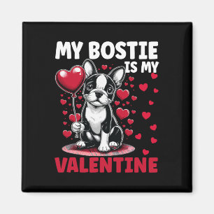 Íman Meu Bostie É Meu Namorados Boston Terrier Dog Vale