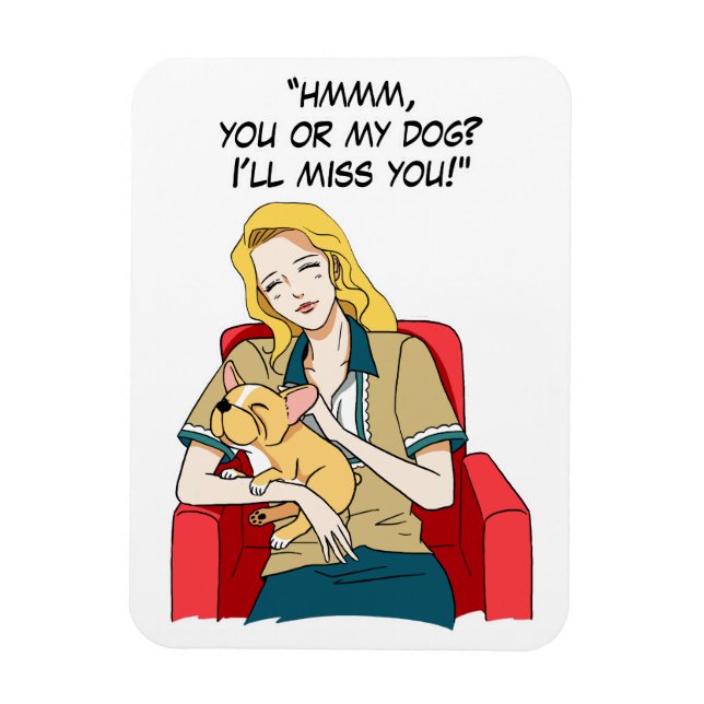 Íman Meu cachorro ou você? (Vertical)