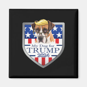 Íman Meu Cachorro Para Trump Boxer Com Óculos Homens Mu