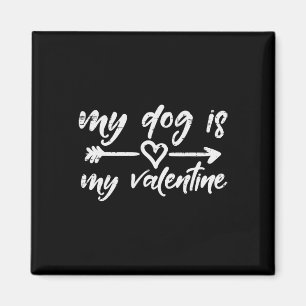 Íman Meu Cachorro Valentine Dono de Animal Divertido Mã