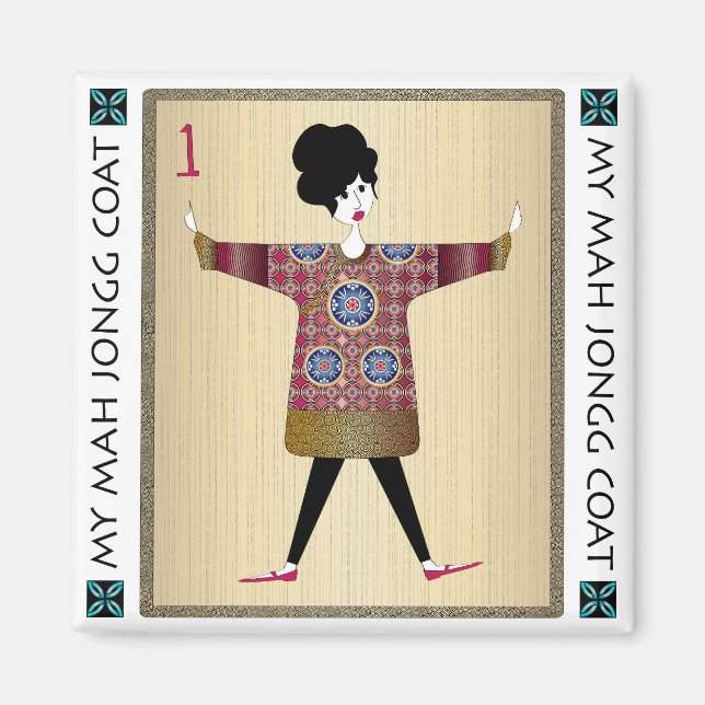 Íman Meu Casaco Mah Jongg 02: Magnet (Frente)