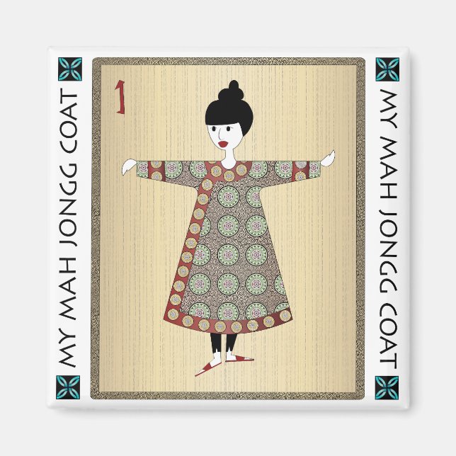 Íman Meu Casaco Mah Jongg 03: Magnet (Frente)