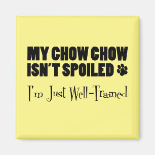 Íman Meu Chow Chow não é Mimado, Eu Sou Bem Treinado