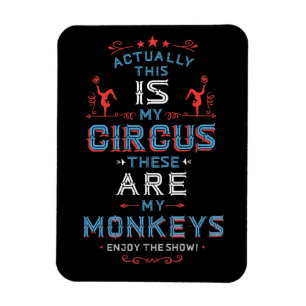 Íman Meu circo meu ímã dos macacos