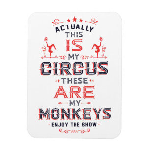 Íman Meu circo meu ímã dos macacos
