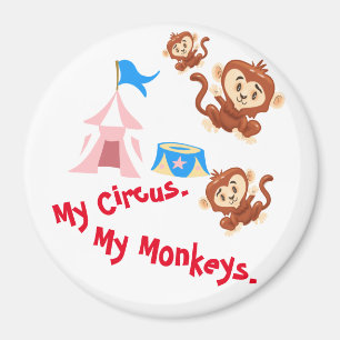 Íman Meu Circo. Meus Macacos.