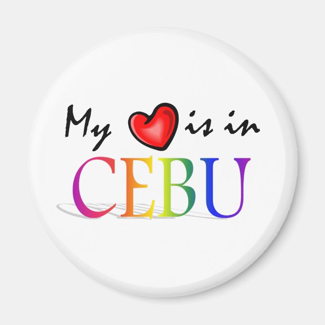 Íman Meu coração está no Frigorífico da CEBU (Frente)