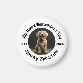 Íman Meu Coração Lembra de Você Memorial de Pet