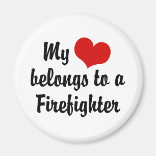 Íman Meu coração pertence a um sapador-bombeiro