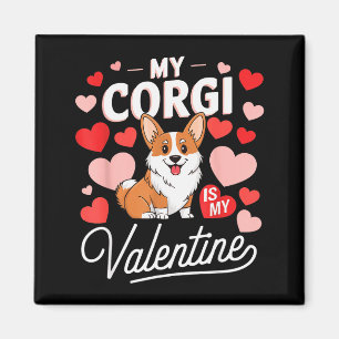 Íman Meu Corgi É Meu Namorado Fofo Divertido Amante De 