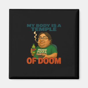 Íman Meu Corpo É Um Templo De Destruição Humor Divertid
