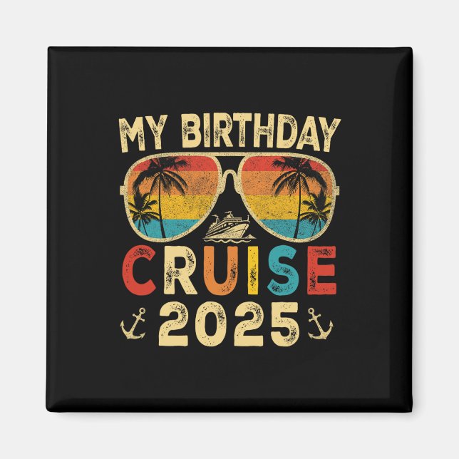 Íman Meu Cruise de Aniversário do Partido Cruise 2025,  (Frente)