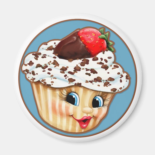 Íman Meu doce Cupcake (Frente)