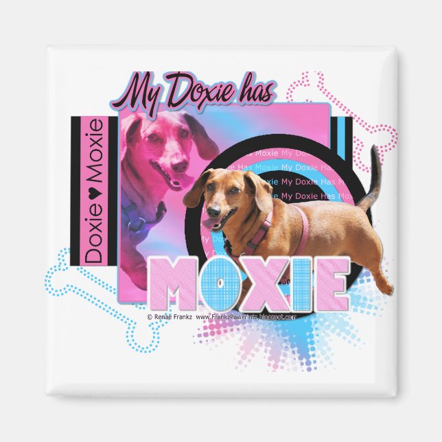 Íman Meu Doxie tem Moxie (Frente)