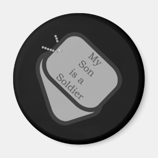 Íman Meu filho é um soldado Dog tags
