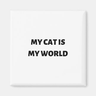 Íman Meu gato é meu mundo