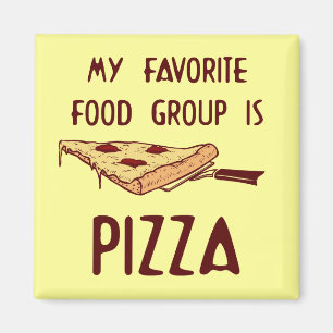 Íman Meu Grupo de Comidas favorito é Pizza