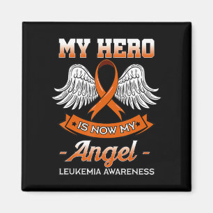 Íman Meu Herói É Meu Anjo Leucemia Laranja Fita