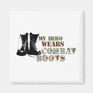 Íman Meu Herói Usa Botas de Combate